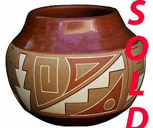 Alvin Curran | San Juan Pueblo or Ohkay Owingeh Pottery | Penfield Gallery of Indian Arts | Albuquerque | New Mexico