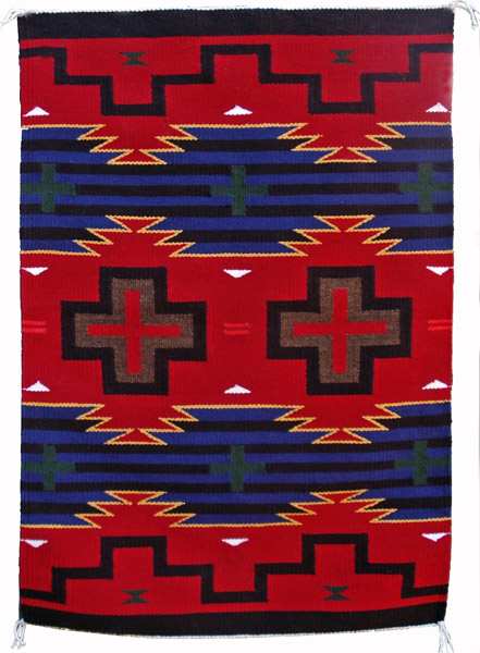 Evelyn Joe | Navajo Germantown Weaver | Penfield Gallery of Indian Arts | Albuquerque, New Mexico