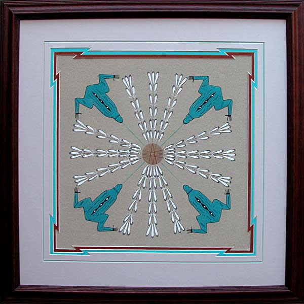 Frank Martin | Navajo Sandpainting | Penfield Gallery of Indian Arts | Albuquerque, New Mexico