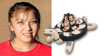Hannah Pecos | Cochiti Storyteller Artist | Penfield Gallery of Indian Arts | Albuquerque | New Mexico