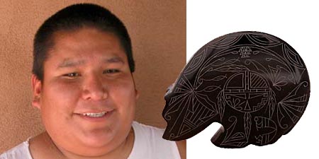 jonathan Natewa | Zuni Fetish Carver | Penfiely of Indian Arts | Albuquerque | New Mexico