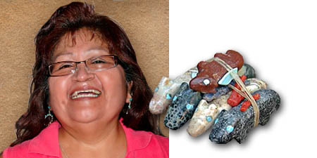 Lorandina Sheche | Zuni Fetish Carver | Penfield Gallery of Indian Arts | Albuquerque | New Mexico