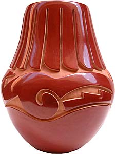  Vickie Martinez | Santa Clara Pueblo Carved Pot | Penfield Gallery of Indian Arts | Albuquerque, New Mexico 