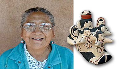 Virginia Chinana | Jemez Storyteller Artist | Penfield Gallery of Indian Arts | Albuqueerque | New Mexico