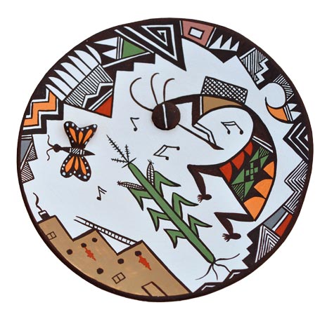 Carolyn Concho | Acoma Bowl/Plate | Penfield Gallery of Indian Arts | Albuquerque, New Mexico