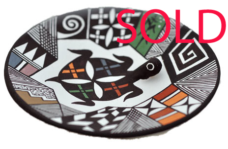 Carolyn Concho | Acoma Plate | Penfield Gallery of Indian Arts | Albuquerque, New Mexico
