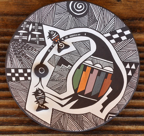 Carolyn Concho | Acoma Plate/Bowl | Penfield Gallery of Indian Arts | Albuquerque | New Mexico
