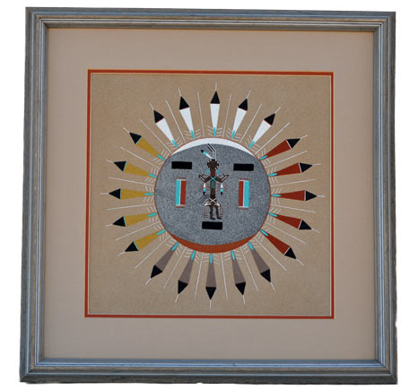 David Lee | Navajo Sandpainting | Penfield Gallery of Indian Arts | Albuquerque, New Mexico