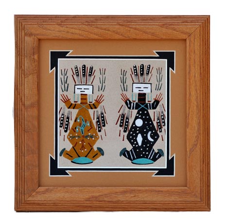 Deanna Bryant | Navajo Sandpainter | Penfield Gallery of Indian Arts | Albuquerque, New Mexico