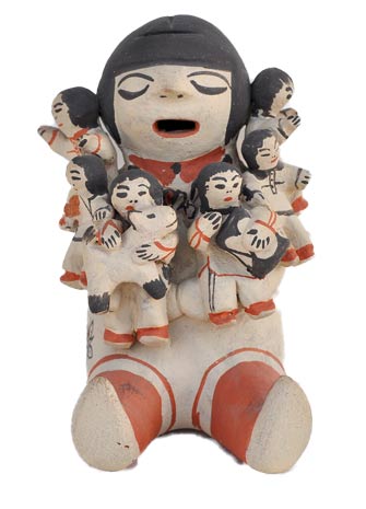 Dorothy Trujillo | Cochiti Pueblo Storyteller Artist | Penfield Gallery of Indian Arts | Albuquerque, New Mexico