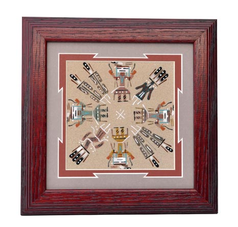 Eddie Foster | Navajo Sandpainting | Penfield Gallery of Indian Arts | Albuquerque, New Mexico
