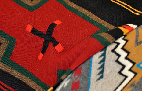 Evalena Joe | Navajo Germantown Weaving | Penfield Gallery of Indian Arts | Albuquerque, New Mexico