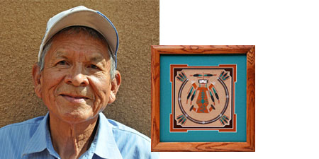 John Benally | Navajo Sandpainter | Penfield Galery of Indian Arts | Albuquerque | New Mexico