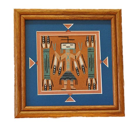 Johnny Benally | Navajo Sandpainting | Penfield Gallery of Indian Arts | Albuquerque, New Mexico