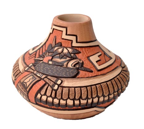 Marty and Elvira Naha | Hopi Incised Pot | Penfield Gallery of Indian Arts | Albuquerque, New Mexico
