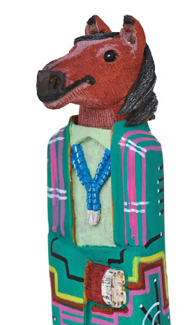 Marvin Jim | Navajo Folk Art Wolf | Penfield Gallery of Indian Arts | Albuquerque, New Mexico