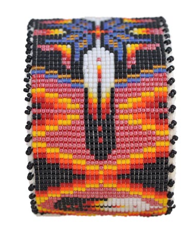 Mike Nathaniel | Navajo Beaded Braclet | Penfield Gallery of Indian Arts | Albuquerque, New Mexico