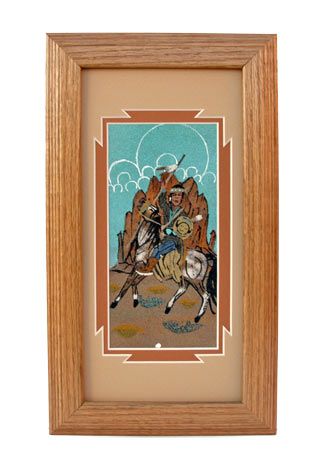 Norman Tom | Navajo Sandpainter | Penfield Gallery of Indian Arts | Albuquerque, New Mexico