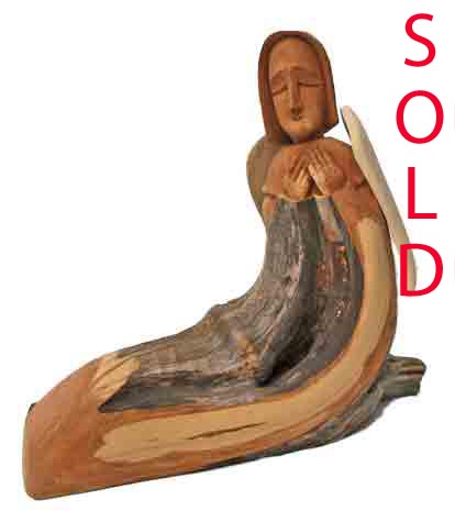 Ricardo Salazar | Santos Carving of Angel | Penfield Gallery of Indian Arts | Albuquerque, New Mexico