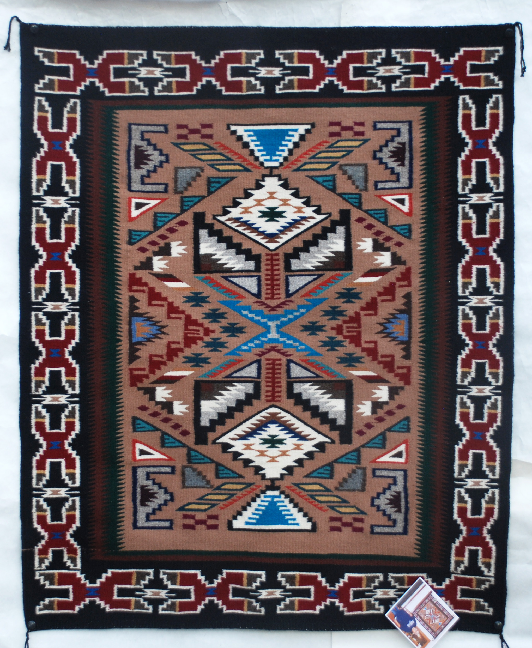 Ruby White | Navajo Ye'ii Bicheii Rug | Penfield Gallery of Indian Arts | Albuquerque, New Mexico