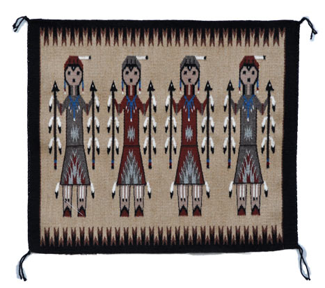 Ruby White | Navajo Ye'ii Bicheii Rug | Penfield Gallery of Indian Arts | Albuquerque, New Mexico