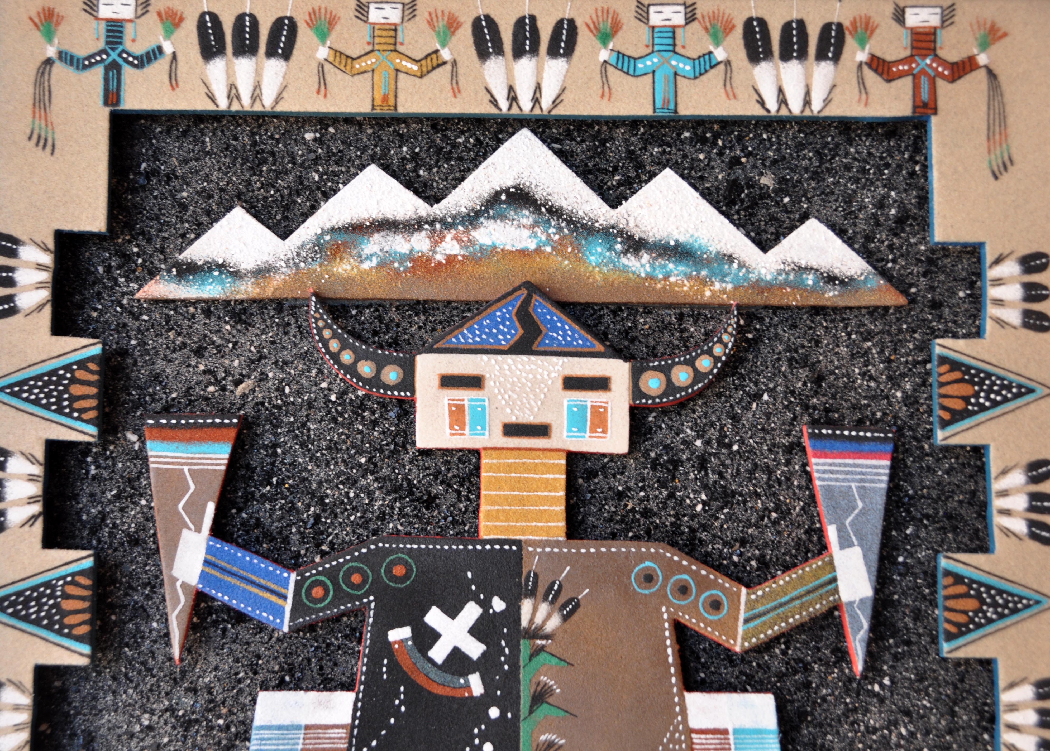 Sammy Myerson | Navajo Sandpainting | Penfield Gallery of Indian Arts | Albuquerque, New Mexico