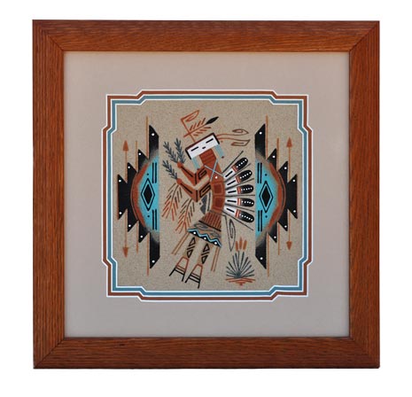Theresa Frank | Navajo Sandpainter | Penfield Gallery of Indian Arts | Albuquerque, New Mexico