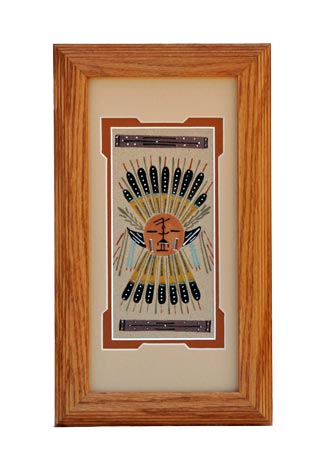 Tracy Bryant | Navajo Sandpainting | Penfield Gallery of Indian Arts | Albuquerque, New Mexico