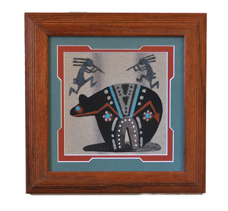 Virginia Tyler | Navajo Sandpainting | Penfield Gallery of Indian Arts | Albuquerque, New Mexico