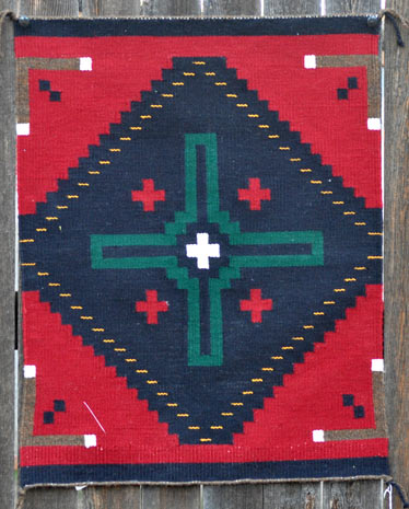 Wil Begaye | Navajo Germantown Weaving | Penfield Gallery of Indian Arts | Albuquerque, New Mexico
