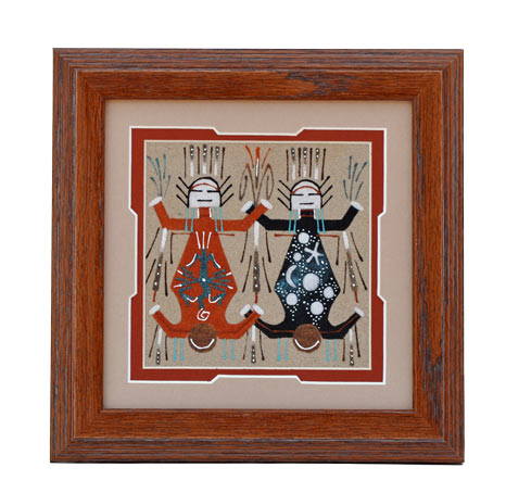 Wilton Lee | Navajo Sandpainting | Penfield Gallery of Indian Arts | Albuquerque, New Mexico
