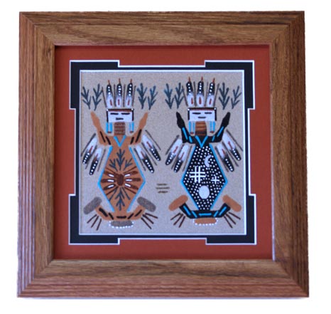 Alfred Yazzie | Navajo Sandpainting | Penfield Gallery of Indian Arts | Albuquerque, New Mexico