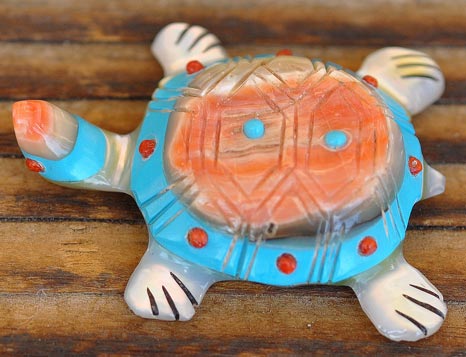 Andrew  Quam | Zuni Turtle Fetish | Penfield Gallery of Indian Arts | Albuquerque, New Mexico