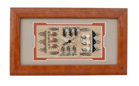 Debbie Nez | Navajo Sandpainting | Penfield Gallery of Indian Arts | Albuquerque, New Mexico