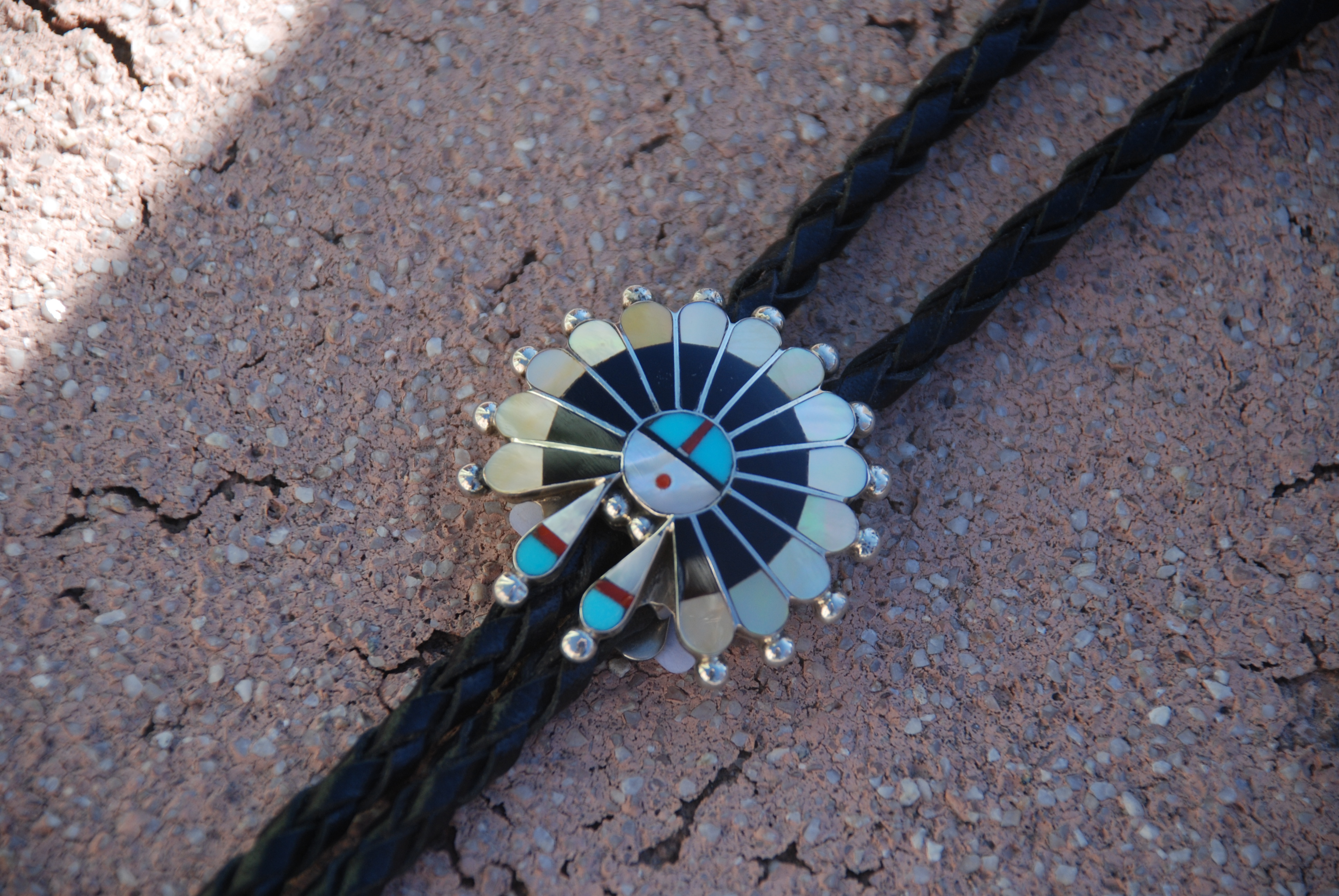 Amy Quandalacey | Zuni Earrings | Penfield Gallery of Indian Arts | Albuquerque, New Mexico