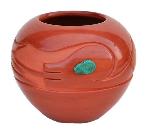 Dora Pena | San Ildefonso Pueblo Pot | Penfield Gallery of Indian Arts | Albuquerque, New Mexico