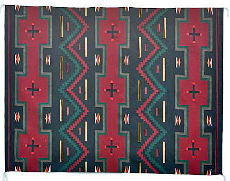 Evelyn Joe | Navajo Germantown Weaving | Penfield Gallery of Indian Arts | Albuquerque, New Mexico