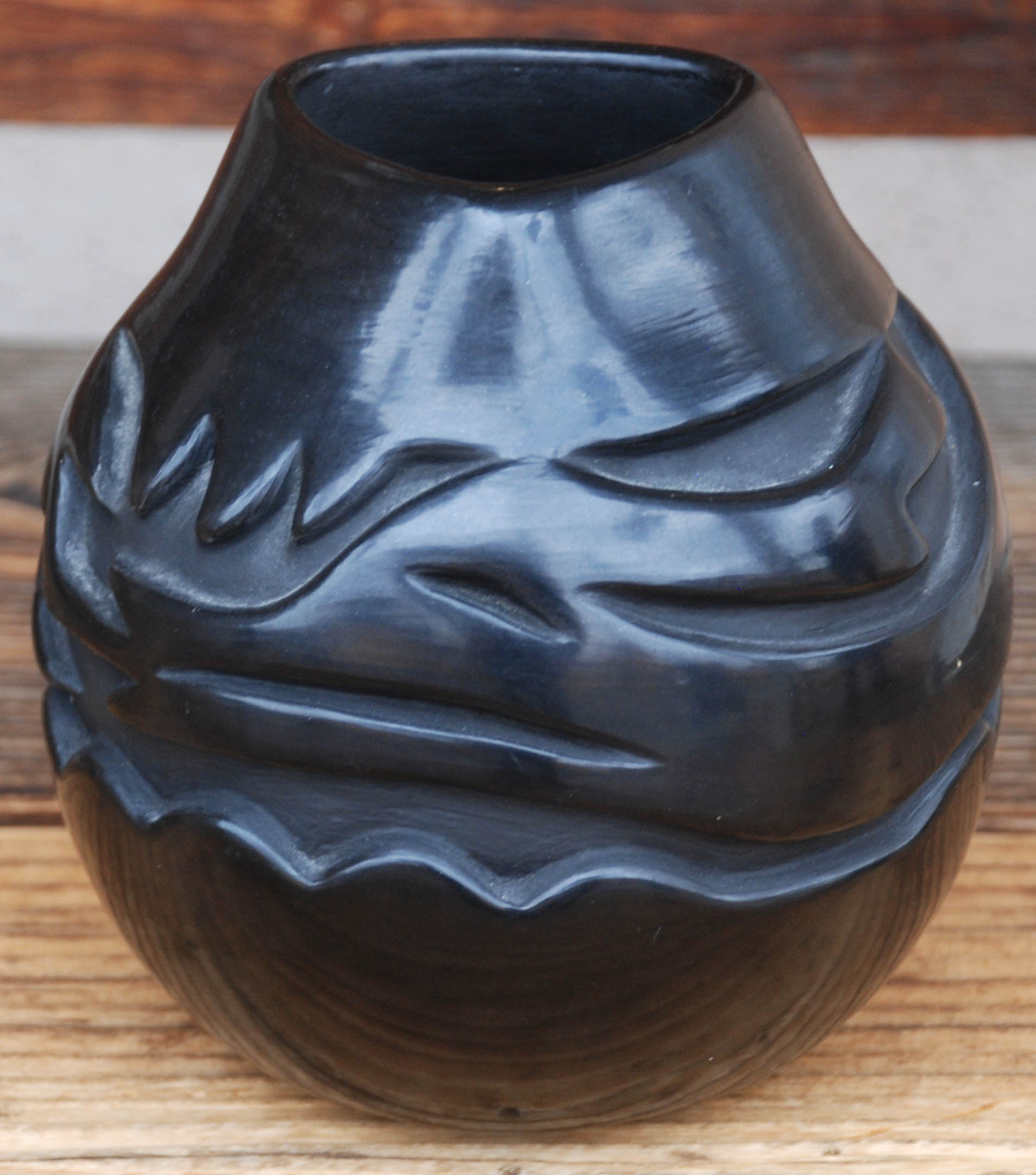 Forrest Naranjo | Santa Clara Pottery Vase | Penfield Gallery of Indian Arts | Albuquerque, New Mexico