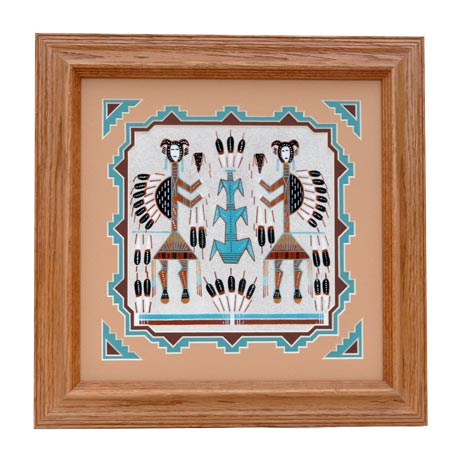 Frank Martin | Navajo Sandpainting | Penfield Gallery of Indian Arts | Albuquerque, New Mexico