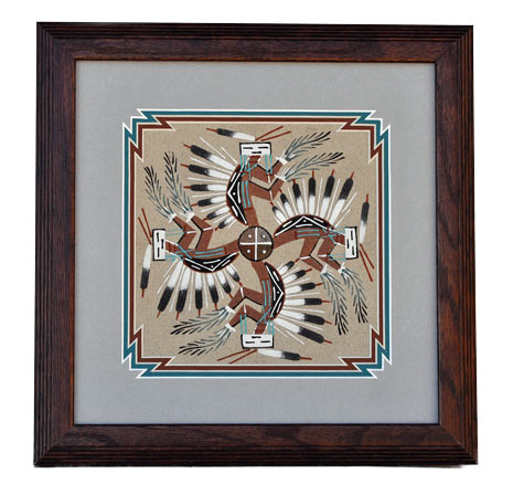  Glen Nez | Navajo Sandpainting | Penfield Gallery of Indian Arts | Albuquerque, New Mexico