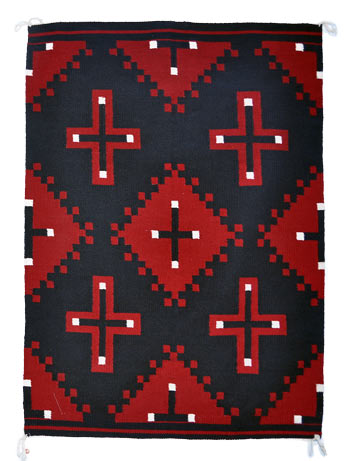 James Joe | Navajo Germantown Weaving | Penfield Gallery of Indian Arts | Albuquerque, New Mexico