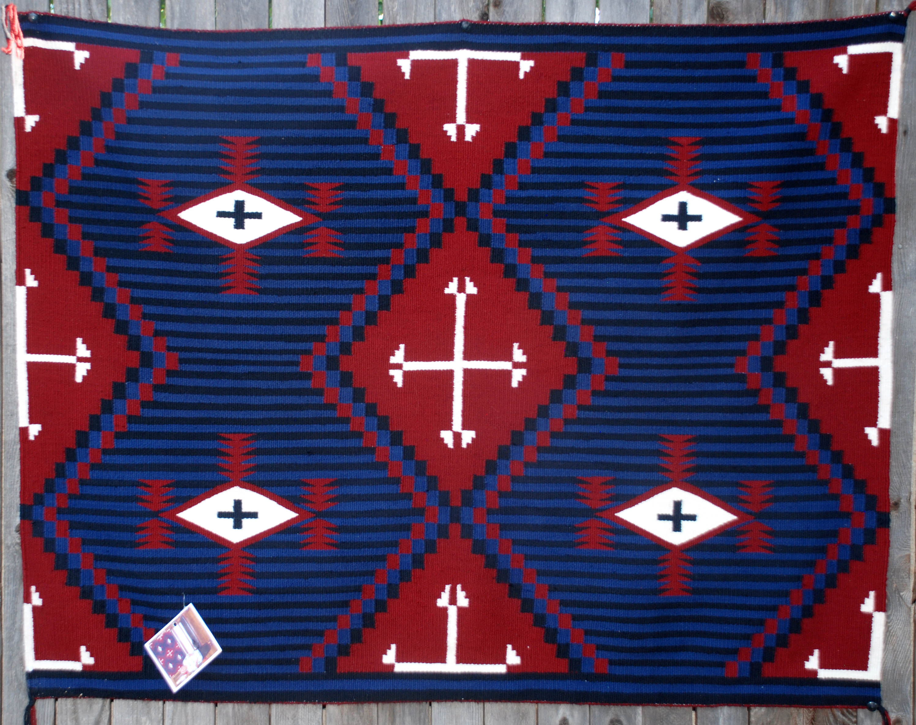 Nellie Begay | Navajo Teec Nos Pas Weaving | Penfield Gallery of Indian Arts | Albuquerque, New Mexico