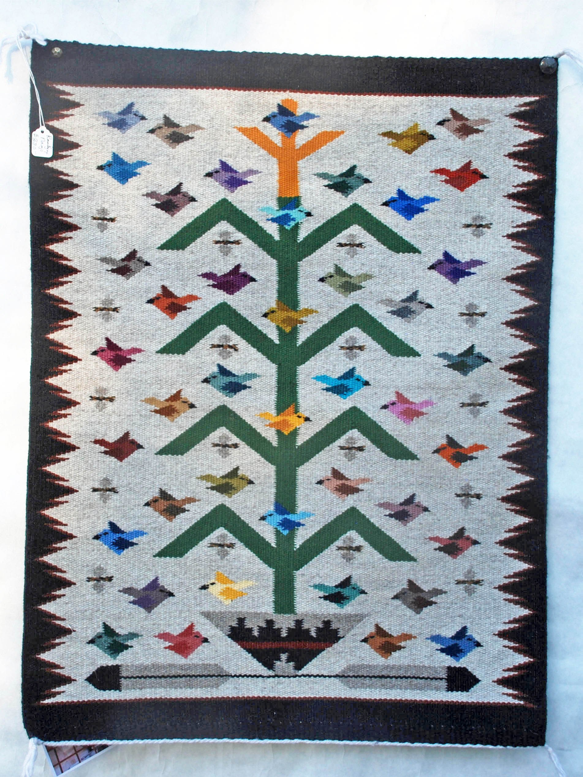 Rena Begay | Tree of Life Navajo Weaving | Penfield Gallery of Indian Arts | Albuquerque, New Mexico