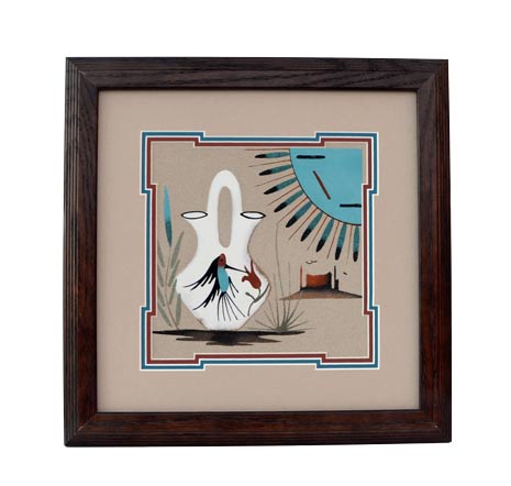 Rita Johnson | Navajo Sandpainting | Penfield Gallery of Indian Arts | Albuquerque, New Mexico