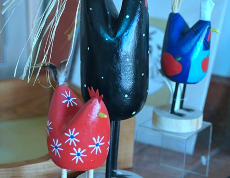 Roy Yazzie | Navajo Folk Art Chicken | Penfield Gallery of Indian Arts | Albuquerque, New Mexico