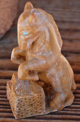 Herbert Him | Zuni Horse Fetish | Penfield Gallery of Indian Arts | Albuquerque, New Mexico