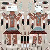 Navajo discount sand painting